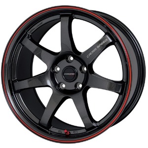 CROSS SPEED HYPER EDITION CR7 19インチ 19x9.5J 5/100 +45 GGM/R グロスガンメタ＆レッドライン