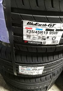 【23年製/送料・税込/新品タイヤ】ヨコハマタイヤ BluEarth-GT AE51 235/45R19 95W★4本set