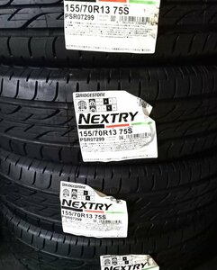 【22年製/送料・税込/新品タイヤ】ブリヂストン NEXTRY 155/70R13 75S ネクストリー★4本set