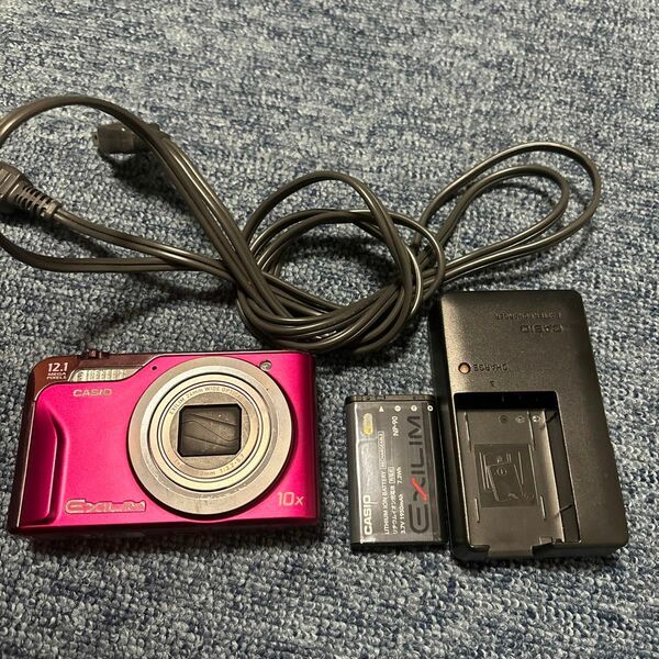 動作確認済 CASIO EXILIM EX-H10 ピンク コンパクトデジタルカメラ