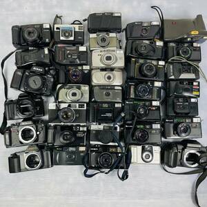コンパクトフィルムカメラ 大量 まとめ PENTAX Canon FUJIFILM Ｎikon Konica 等 35台 動作未確認