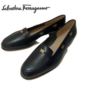 Salvatore Ferragamo ローファー　パンプス レザー ブラック