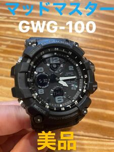 G-SHOCK GWG-100 電波ソーラー マッドマスター アナデジ タフソーラー ブラック