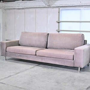 BoConcept 28 ten thousand [I.D.V]3 seater . sofa under s*no Luger do fabric 3P steel legs modern stylish bo- concept 