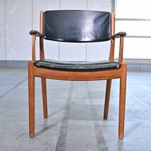 北欧デンマーク製 Poul M Volther「J62」アームチェア FDB Mobler オーク材 無垢 椅子 ビンテージ 生活協同組合_画像3