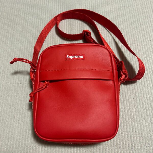Supreme Leather Shoulder Bag Red シュプリーム レザー ショルダーバッグ レッド