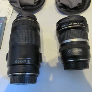 美品 Canon キャノンEFS10-22mm F3.5-4.5 USM+ EF 70-300mm F4-5.6 IS USM ２点の画像4