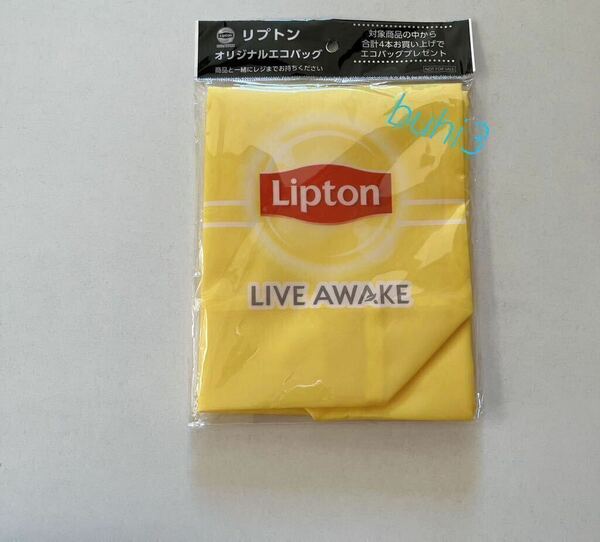 非売品　リプトン　オリジナルエコバッグ　　　　　　紅茶ブランド　Lipton ★/送料無料●