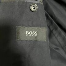 【春夏の定番】ヒューゴボス　HUGO BOSS テーラードジャケット　コットン　レーヨン　アンコンジャケット　ネイビー　Mサイズ_画像5