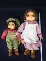 当時物 セキグチ マドモアゼル ジェジェ 2体 47cm&39cm /検 栗毛 パーマ カール 人形 抱き人形 創作人形 昭和レトロ_画像5