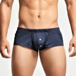  men's Rollei z trunks Home pants casual shorts Brief summer comfortable ... pyjamas pants navy L[2 point eyes free shipping ]