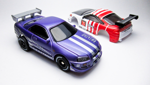HO slot car JL Skyline GT-R & new goods!AW Eclipse & new goods!AW Magna car type Ultra G Tommy AFX.TYCO. course also!