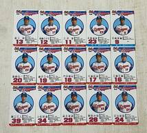 タカラプロ野球カード　1981年　昭和56年　中日ドラゴンズ　ケース付き30枚セット_画像6