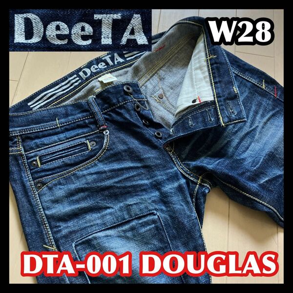 DeeTA DTA-001 DOUGLAS W28 ディーティーエー ダグラス 赤耳 セルビッチ パッチワーク ダメージ加工