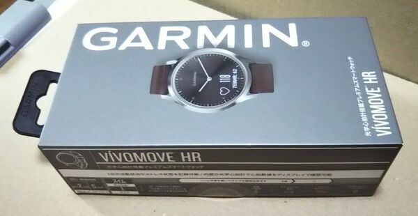 ジャンク GARMIN ガーミン 010-01850-74 vivomove HR BlackSilver Leather