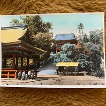 即決！当時物 手彩色 カラー 古写真８枚★観光鎌倉 写真サイズ7,5cm×11ｃｍ H3-003_画像4