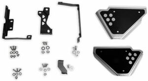  Monkey 125 for side cover left right set aluminium CNC Monkey-125 PIRANHA( black )