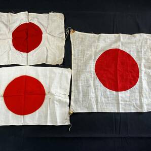 旧日本軍 奉公袋 国旗3枚 セット！  大日本帝国 日本陸軍 戦前 ミリタリー 陸軍 日本軍 軍隊 当時物 アンティーク 454の画像4