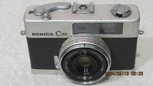 コニカC35　f=38mm KONICA　HEXANCN　1：2，8　ケース無し　ジャンク品扱い　
