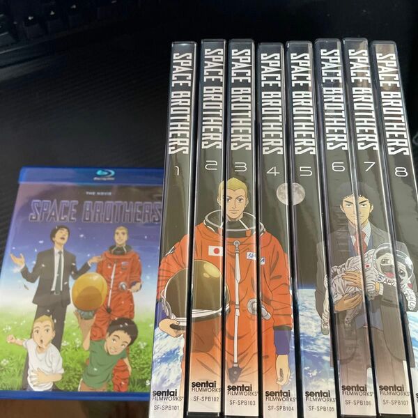 海外DVD、BD 宇宙兄弟　BD映画ゼロ　DVDテレビシリーズ1-99話全話セット　北米版 Blu-ray DVD 日本語音声