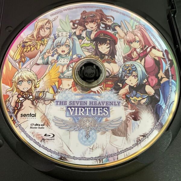 海外BD 7つの美徳 北米版 ケース無し ブルーレイ
