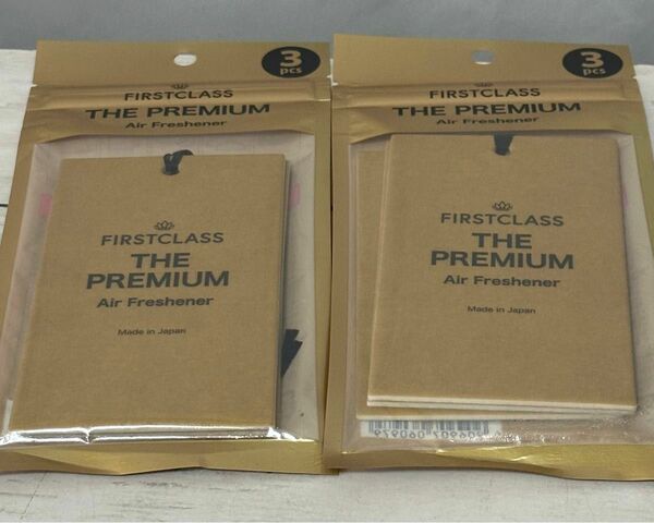 FIRST CLASS PREMIUM エアーフレッシュナー　３枚入り　2セットTHE PREMIUM 新品未使用