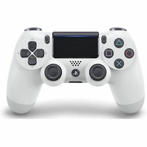 送料無料★【純正品】ワイヤレスコントローラー (DUALSHOCK 4) グレイシャー・ホワイト (CUH-ZCT2J13)★中古美品