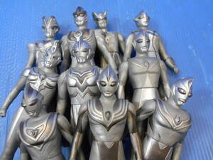 ★ウルトラマン/【バンダイ】限定カラーソフビ・ウルトラ10勇士[ウルトラマンシリーズ放送開始50年記念]