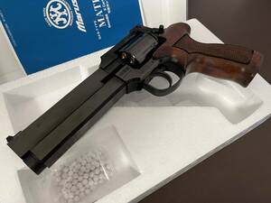  Marushin 6mmBB газ револьвер mateba револьвер 6 дюймовый W deep black из дерева рукоятка specification не использовался товар 