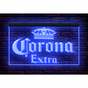 J296 // LED ネオンライトサイン Corona Extra コロナ ビールBARの看板■サイズ(約)：W550mm x H300mm 大きいサイズ