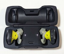 ★美品・送料無料！★　BOSE　SoundSport Free wireless headphones （ミッドナイトブルー×イエローシトロン）_画像2