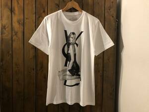 新品★ケイトモス　プリントTシャツ★ファッション・スーパーモデル/セレブ/セクシー/SEXY/WHT