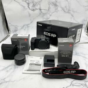 &[ selling out ]Canon Canon EOS RP mirrorless single-lens camera + mount adaptor EF-EOS R extension grip EG-E1 operation verification settled box attached 