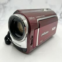 ●【売り切り】Victor ビクター Everioエブリオ GZ-MG330-R デジタルビデオカメラ f＝2.5-80mm 1:1.8 動作確認済み カメラバッグ付属_画像8