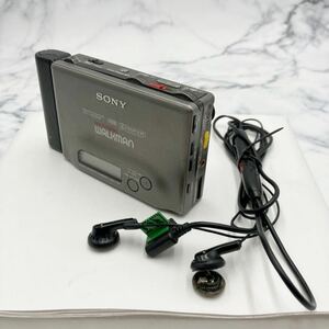 $【売り切り】SONY ソニー RECORDING WALKMAN ウォークマン ラジオカセットコーダー WM-F707 イヤホン付属 当時物 現状品