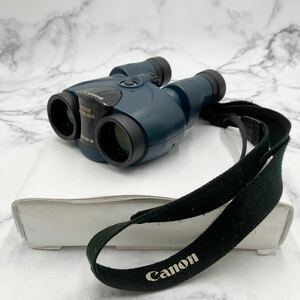♪【売り切り】Canonキヤノン 双眼鏡 10×30 IS 手ぶれ補正機構搭載 IMAGE STABILIZER 倍率10倍 通電確認済み 単三電池稼働 現状品