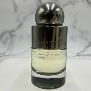 &【売り切り】MOLTON BROWN モルトンブラウン GERANIUM NEFERTUMゼラニウム ネフェルトゥム オードトワレ 50ml 9割残り