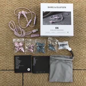 &【売り切り】Bang&Olufsen バング&オルフセン Beoplay E6 Peony ワイヤレスイヤホン Bluetooth オーディオ機器 動作確認済み 箱付属