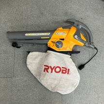 □【売り切り】京セラ RYOBI リョービ ブロワバキューム RESV-1000 野外掃除機 ダストバッグ付属 吹き寄せ 吸い込み 動作確認済み _画像2