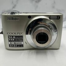 $【売り切り】Nikon ニコン COOLPIX L22クールピクス コンパクトデジタルカメラ 6x 6.7-24.0mm 1:3.1-6.7 動作確認済み 現状品_画像2