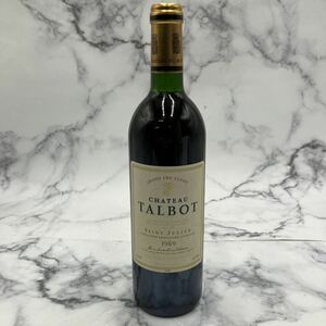 ●【売り切り】未開栓 CHATEAU TALBOT シャトー タルボ SAINT-JULIEN サンジュリアン 1989 果実酒 赤ワイン 750ml 12.5%