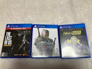 PS4 ソフト　まとめ売り　ラストオブアス　ウィッチャー3 フォールアウト4