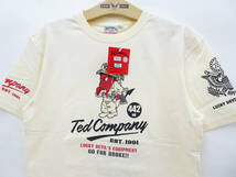 テッドマン 半袖 Tシャツ TDSS-520 TEDMAN テディソルジャー ミリタリー オフ白 40(M) 多少汚れあり 50%オフ (半額) 送料無料 即決 新品_画像3