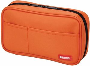 lihi tiger b pen case book type orange A7551-4