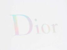 クリスチャンディオール ノベルティ コスメポーチ ホワイト ホログラムロゴ Dior ビューティー【Used 開封品】_画像3