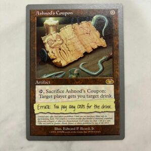 MTG Ashnod's Coupon 英語版