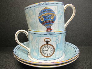 ☆WEDGWOOD/ウェッジウッド MILLENNIUM、ミレニアム カップ＆ソーサー 2客セット 自宅展示品☆