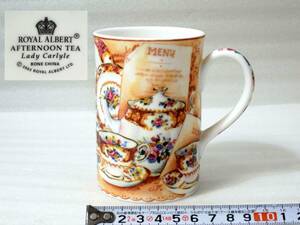 8★ROYAL ALEBRT ロイヤルアルバート AFTERNOON TEA フィリッパ ミッチェル マグカップ 1客 美品