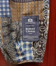 日本限定品※定価5万◆イタリア・ローマ発*ROBERT CAVANI/ロベルトカバーニ*高級麻/リネン生地使用※涼しい・パンツ・紺_画像4