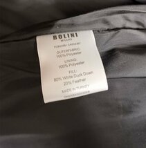 最高級13万※EU製プレミアムダウン★イタリア・ミラノ発*BOLINI*ブラックライン※designer・超防寒・ダウンジャケット ・50/XL※艶黒_画像6